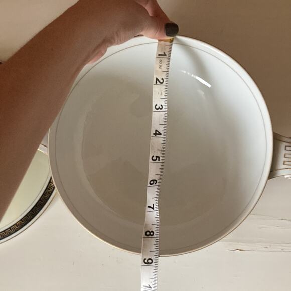 Vintage Narumi Japan “Greek Key” Elegant Covered Serving Bowl - Picture 16 of 16